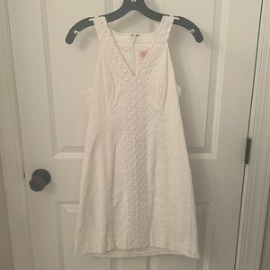 Lily Pulitzer white eyelet mini dress